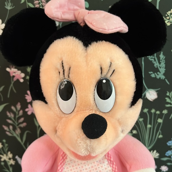 VINTAGE Hasbro Softies Baby Minnie Mouse Plush 1984 the Walt Disney Company - Picture 3 of 12